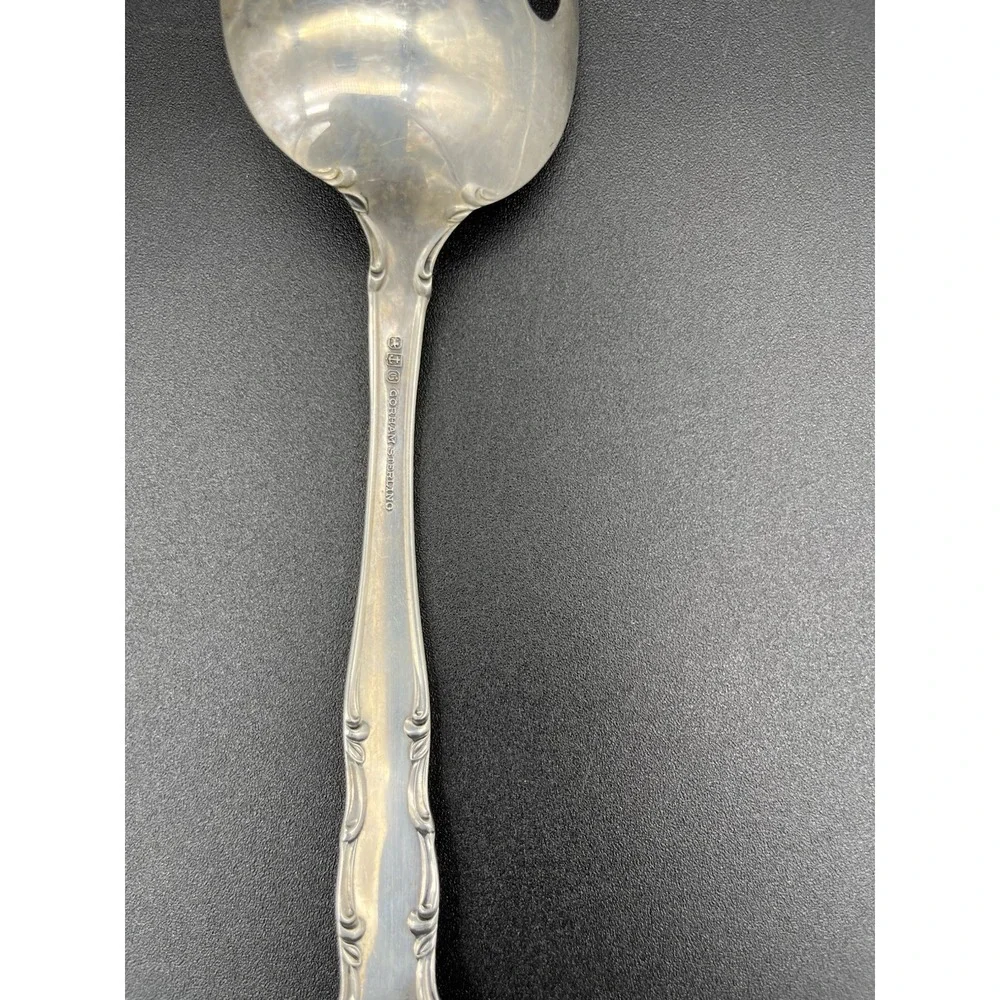 Sterling Silver Andonte Pierced Tablespoon Serving Spoon By Gorham Silver